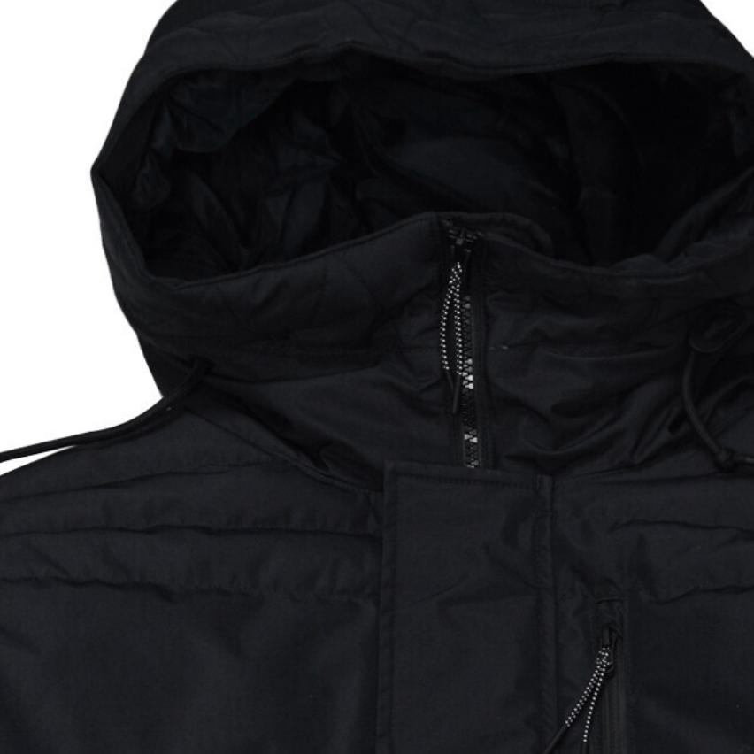 Converse Down Jackets Men's Black Hooded Moderate Other 10019323-A03