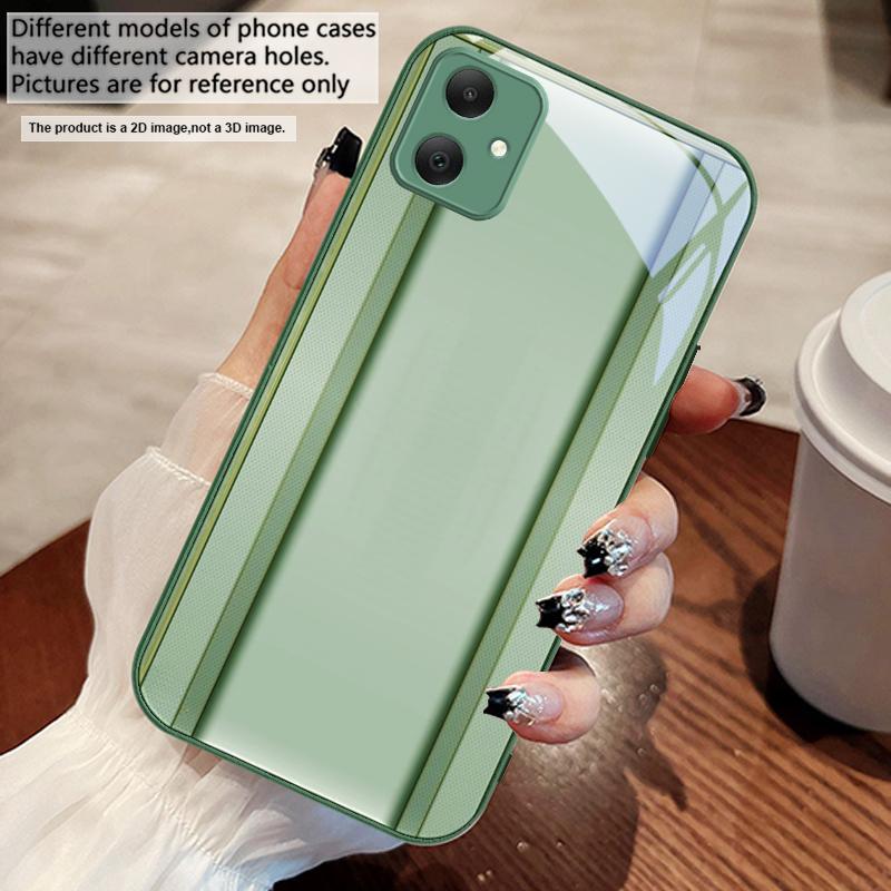 

Golden orange border For Samsung M02 12 Note 8 9 10 20 A 01 A02 A03 Core 04 05 06 10 12 13 14 15 A16 glass Ultra phone case Galaxy Note8