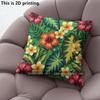 Tropical Floral Pillow Covers Pattern Cushion Cover Suitable for Sofa Bedroom Car Pillow Cover