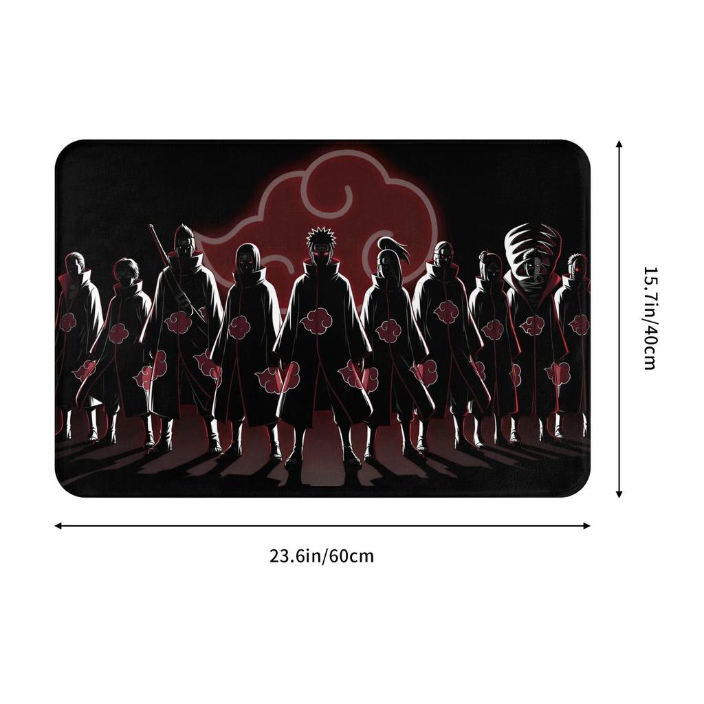 Itachi Uchiha Narutos Anime Doormat Mat Anti-Slip Bathroom Kitchen Living Room Rug Carpet 40*60cm
