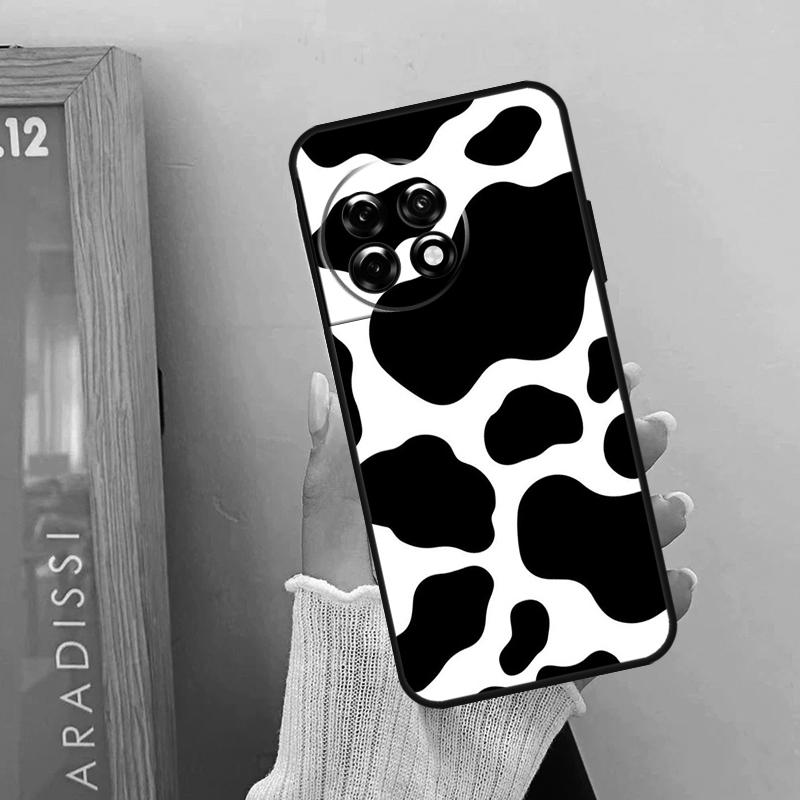 Cow Print Case For OnePlus Nord 5 CE 3 4 Lite N20 N30 OnePlus 13T 13R 12R 10T 10R 10 11 12 13 15 Cover