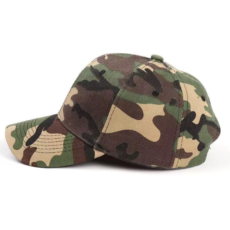 New Men Women Camouflage Printed Armygreen Baseball Caps Jungle Anti-Uv Sunhat Outdoor Unisex Sports Adjustable Snapback Hat Vis