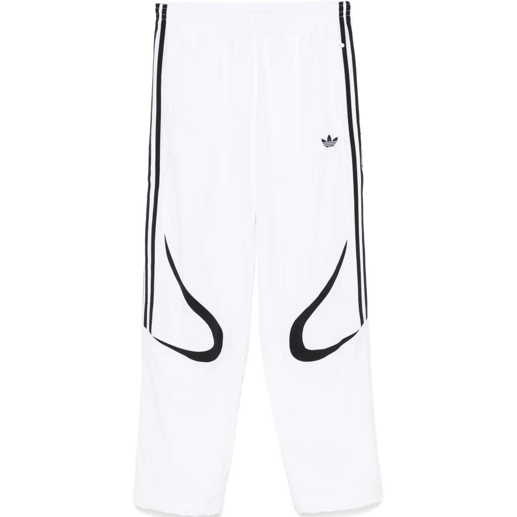 Adidas Originals SS25 Teamgeist Logo Comfortable Casual Fashion Sports Pants Men Pants White JP1119