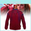 Wanda Vision-Scharlachrote Hexe Reißverschluss Hoodie Für Cosplay Kostüm Party