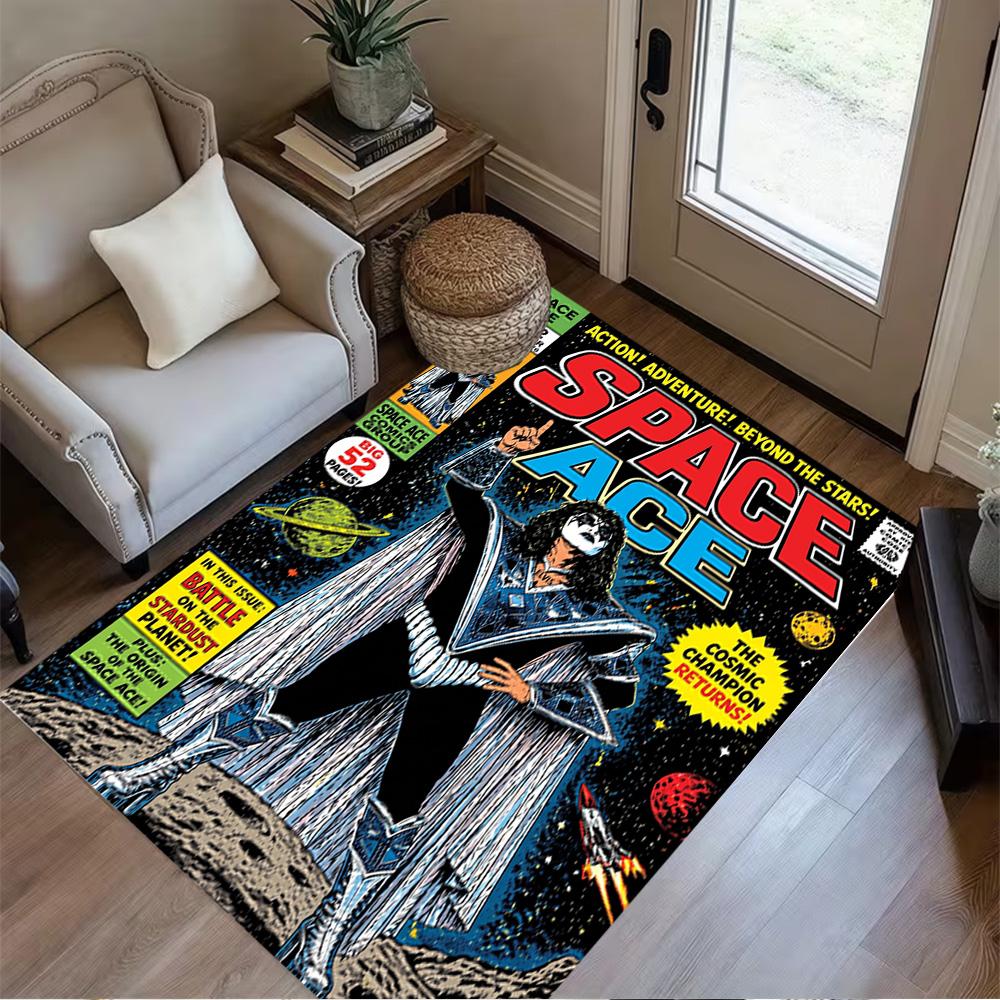 Elvis Presley Performance Carpet Suitable for Bedrooms Entryway Foyer Living Rooms Antislip Carpet Office Home Decor Wedding Party Gift