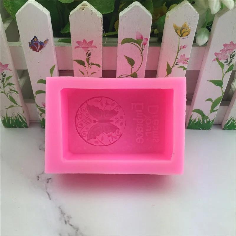 1 Pc Rectangle Silicone Soap Mold Crafts Handmade Craft 3D Insect for Soap Making Soap DIY Tool