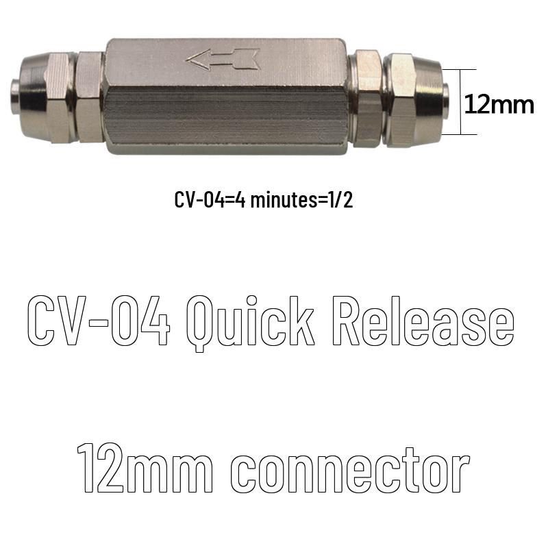 Pneumatic Air Compressor Check Valve Connector for Gas Backflow Prevention