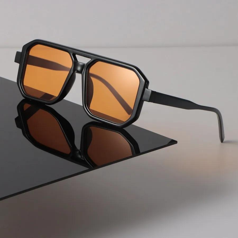Luxury Square Sunglasses Women Men Cool Brand Designer Mirror Sun Glasses Female Male Candy Colors