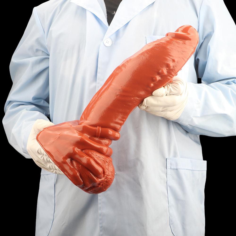 34*8CM Oversized PVC Dildos Butt Plugs Masturbator Fisting Sex Toys Strap On Penis Big Dick