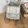 Schoolbag Exquisite Mini Contrasting Color Women's Backpack 1011 New Commuter Versatile Back Bag Shoulder Messenger Bag Small Schoolbag