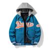 Coat Men's Hoodie Loose Plus Size Cotton New Fall/winter Baseball Collar Hooded Jacket Men