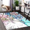 1pc Office Chair Mat - Saint Seiya Athena & Phoenix Ikki Decorative Rug for Home, Office, Living Room, Bedroom, Non-Slip Carpet Suitable for All Seaso