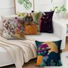Pillow Christmas Pillowcase Set Home Bed Cushion Cover Office Sofa Waist Cushion