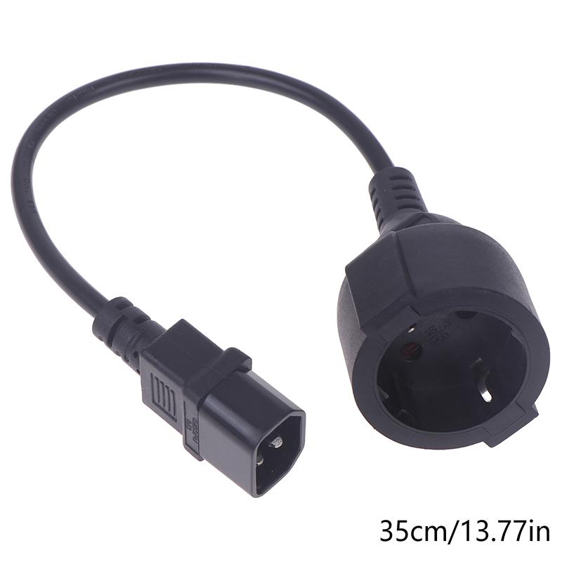Cavo Pdu Ups Iec C14 a Presa Euro Schuko Cavo di Estensione Alimentazione 35Cm Schuko Cee7/4 Cavo di Prolunga Alimentazione Cavo di Alimentazione