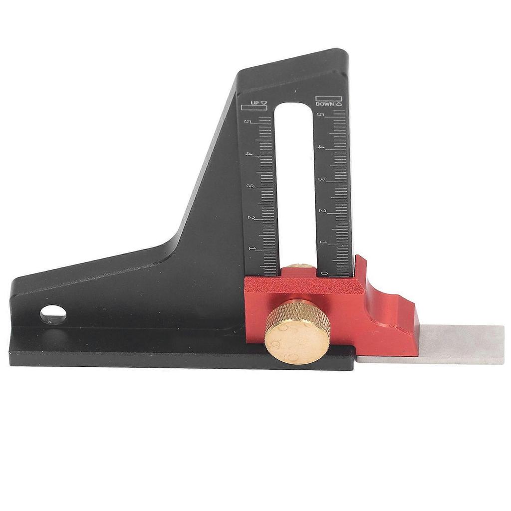 Aluminum Alloy Woodworking Saw Table Height Gauge Depth Measuring Ruler