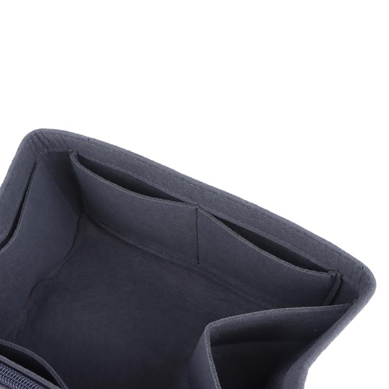 Felt Purse Organizer With Compartments Padded Cosmetic Bag Portable Handbag Removable Organizer Liner Women Suitable For Travel