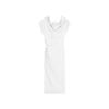 2026 New Spring Korean Wear Slanted Shoulder Swing Collar Dress, Children's Spring and Summer Temperament Slim-fitting Hip-wrapped Dress