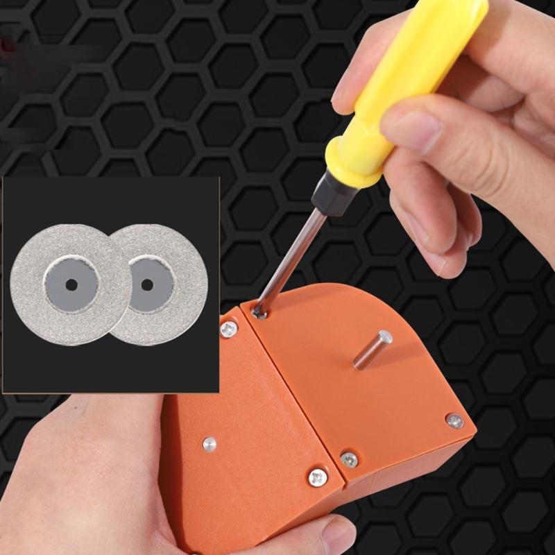 Precise Drill Bit Grinder Drill Bit Sharpener for Sharpening HSS, Carbides, Cobalt Bits Enhancer Improved Tool Life