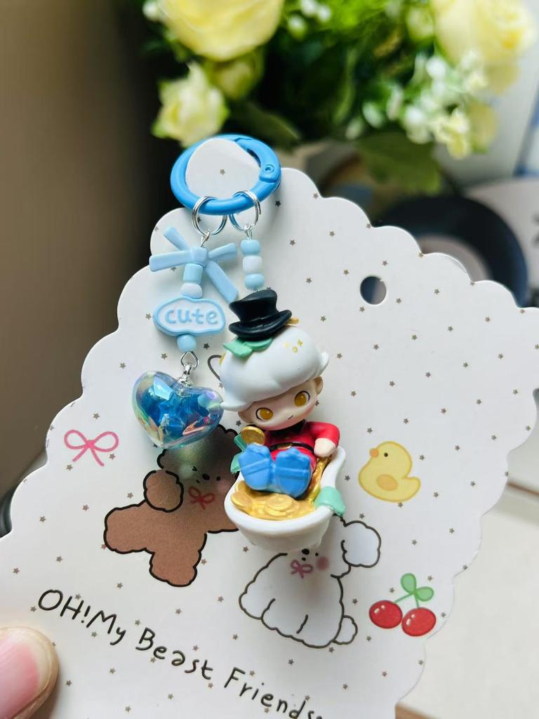 It Can Be Punched To Make A Keychain, and The Mobile Phone Chain Is Cute and Trendy To Play with.