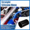 3.75" ID 6" Length 4-Ply Reinforced High Temp Straight Coupler Silicone Reducer Hose Black for Car Intercooler Intake Piping Auto Accessories