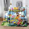 Japane Cartoon D-Digimon Throws Blanket Sofa Hiking Picnic Super Soft Quilt Bed Thermal Cute Anime Flannel Blanket Birthday Gift