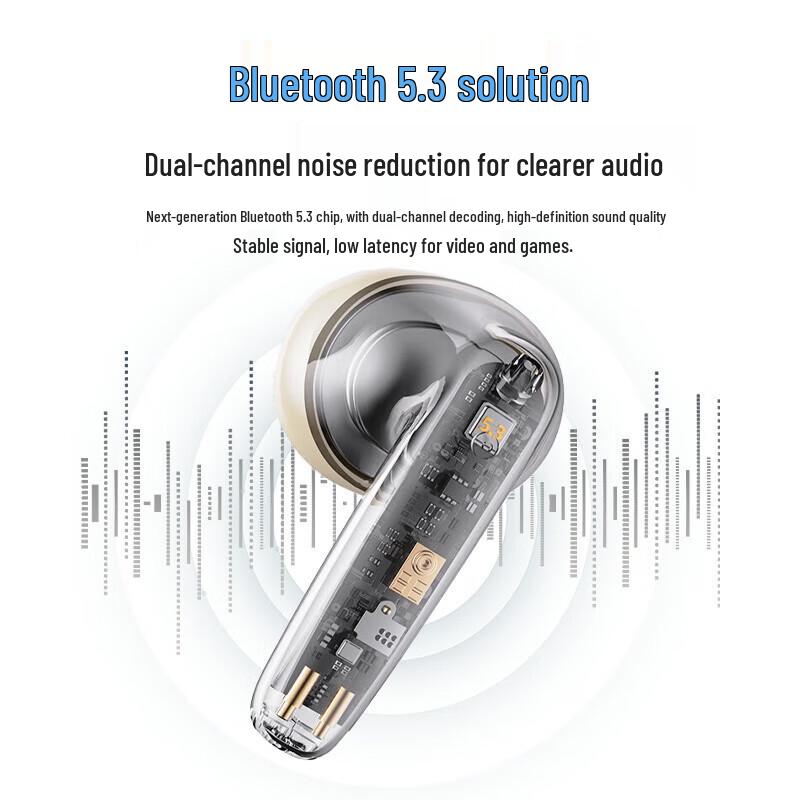 Lenovo TC3309 Wireless Half-in-Ear Noise Cancelling Earbuds