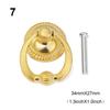 Durable European Style Cabinet Pull Retro Bronze Handles Single Hole Furniture Knobs Wardrobe Pulls