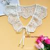 Frühling-Sommer Bestickter Wollkragen: Vielseitiges, altersreduzierendes Strickaccessoire