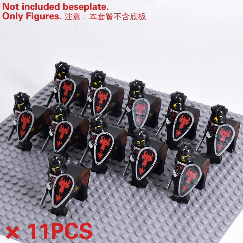 MOC Medieval Skeleton Centaurs Knights mini Action Figures Building Blocks Roman Horse Army Soldiers Bricks Toy kids XMAS Gifts