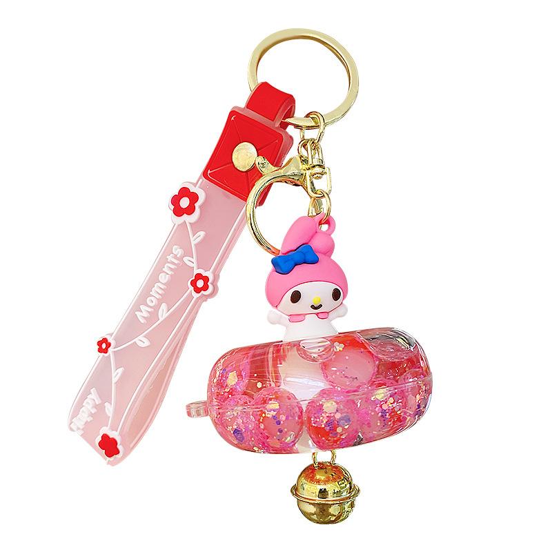 Cartoon Cat Swimming Ring, Bell, Keychain, Schoolbag, Pendant, Trinkets, Drift Bottle, Xingdailu Small Gift.