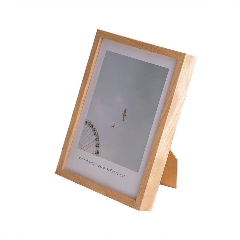 Three-dimensional Frame Desktop Ornament Simple Creative Photo Frame for Table Solid Wood Picture Frame