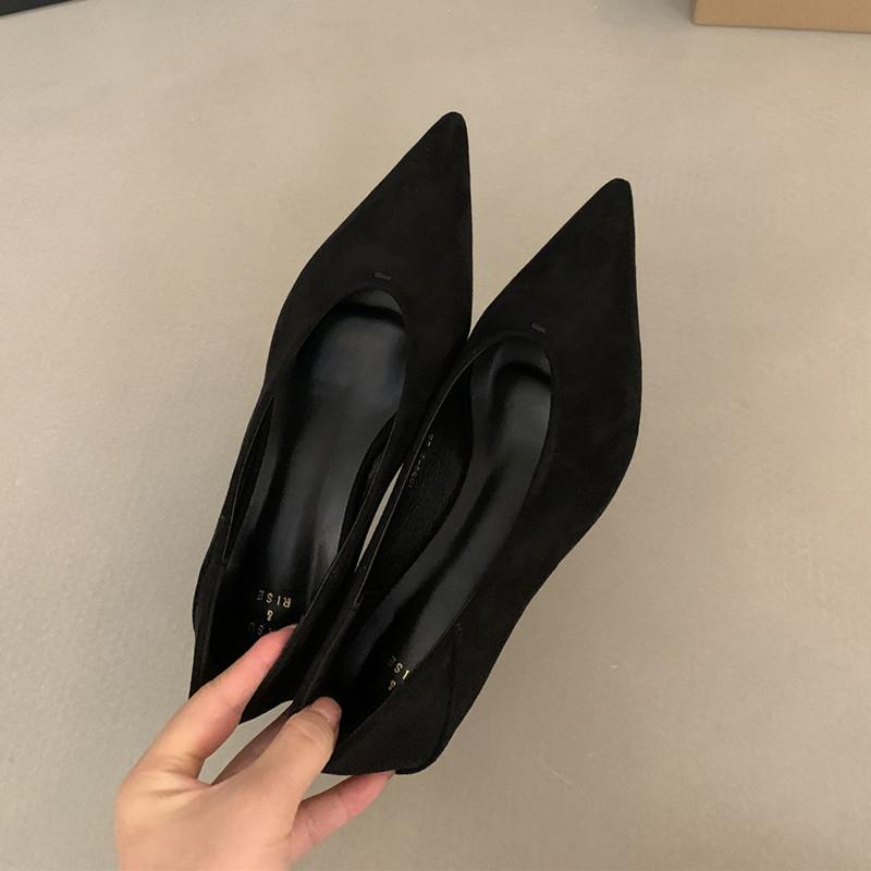 Móda Bailamos Dámské ploché boty Módní špičaté Mělké Nazouvací Dámské společenské Baleríny Plochý podpatek Dámské Ležérní Mary Jane boty