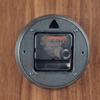 Brown Glow In Dark Wall Clock 12 Inch Luminous Wall Clock Wooden Wall Clock  For Bedroom