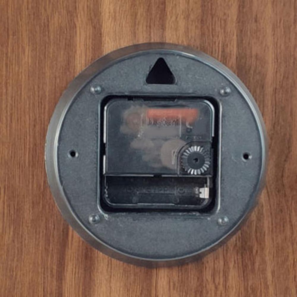 Brown Glow In Dark Wall Clock 12 Inch Luminous Wall Clock Wooden Wall Clock For Bedroom