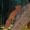 Hand Forged Metal Garden Bear Statue