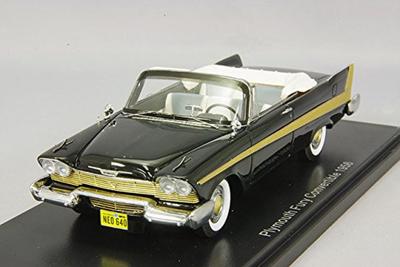 NEO Plymouth Fury Convertible 1958 Black 1/43