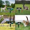 Ultrasonic Cat Scare, Cat Repellent Solar Animal Repeller Ultrasoni...