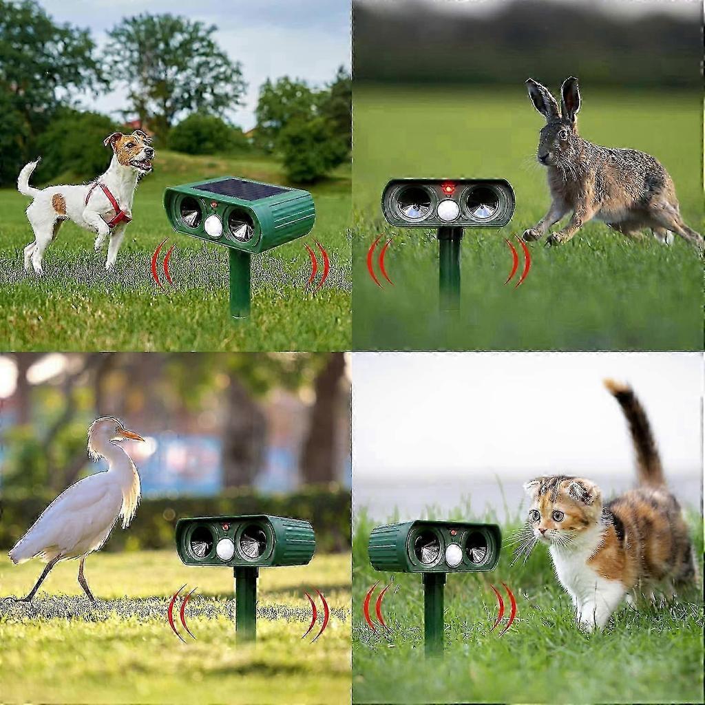 Ultrasonic Cat Scare, Cat Repellent Solar Animal Repeller Ultrasoni...