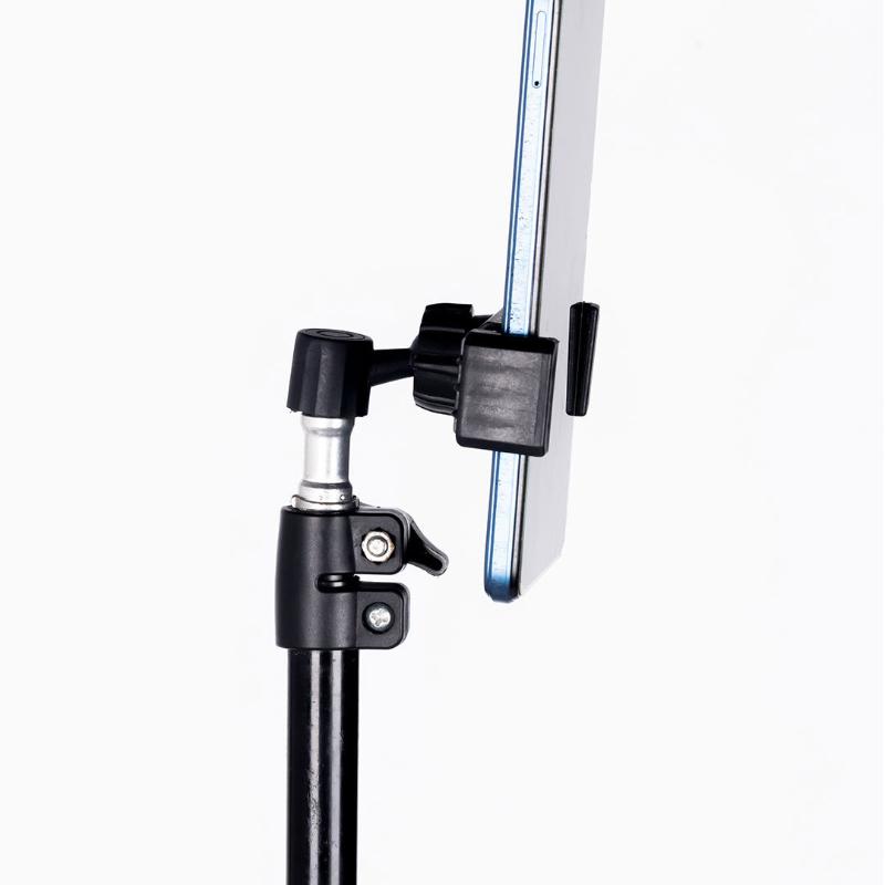 Phone/Mic Stand Universal 1/4Inch Globe Design 360° Rotating Mobile Phone Tripod Head Holder For Boom Arms Microphone Stands