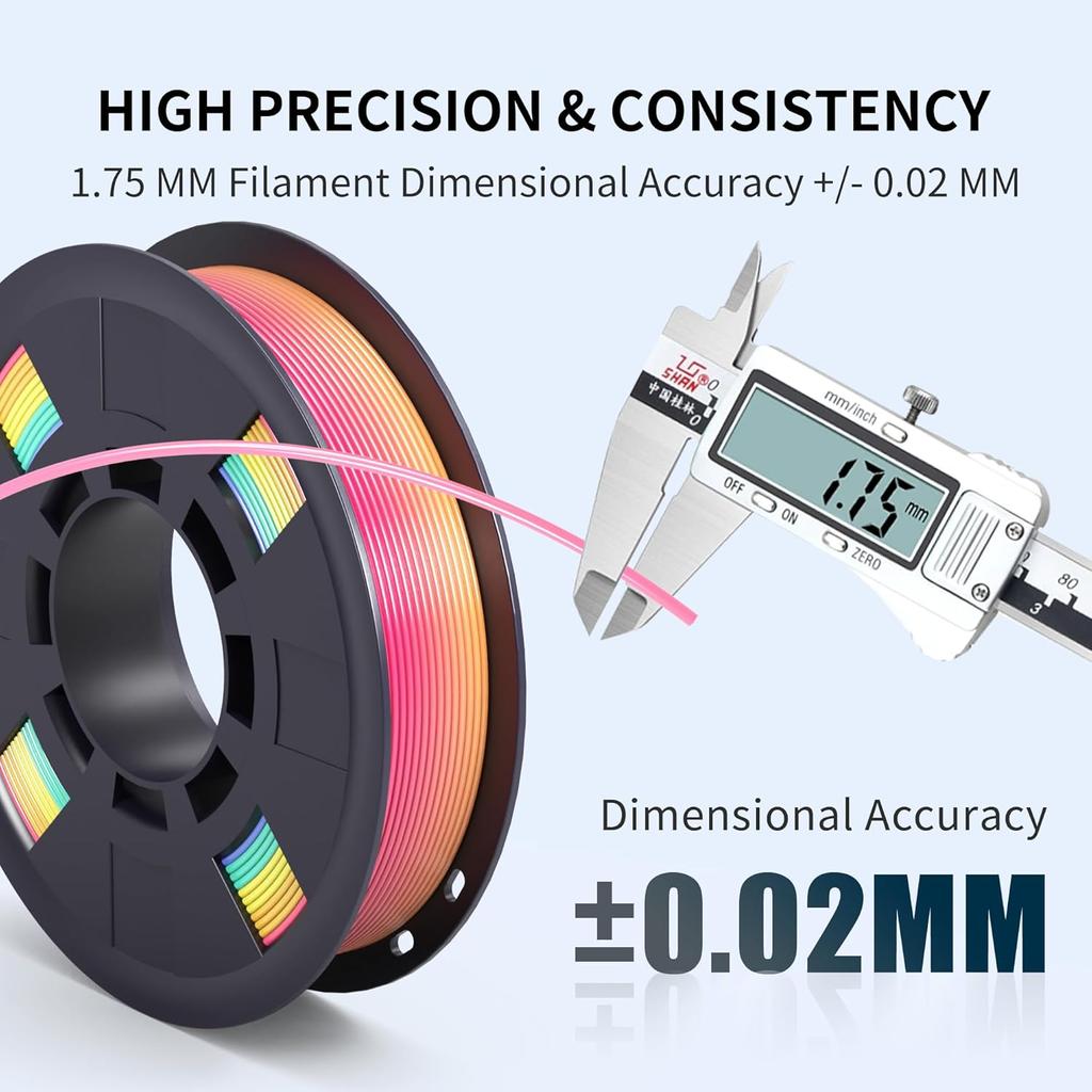 3D Eco Friendly Odorless Easy to Print PLA 1.75mm 3D Printer Filament 200C Factory Outlet