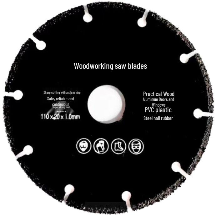Woodworking Multi-Function Saw Blade: Solid Wood, Steel, Aluminum, PVC Cutting Disc for Angle Grinder.