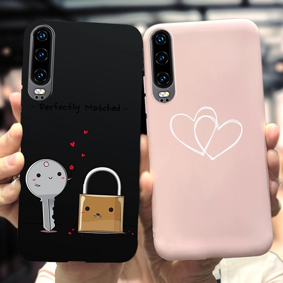 P30 Lite Case Fashion Flower Pattern Phone Case For Huawei P30 P 30 P30Lite 2020 MAR-LX1M Shockproof Bumper Soft TPU Funda Coque
