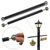 41CM Outdoor Lamp Post Cross Arm Ladder Stand Metal Flagpole Cross Pole Garden Lamp Post Cross