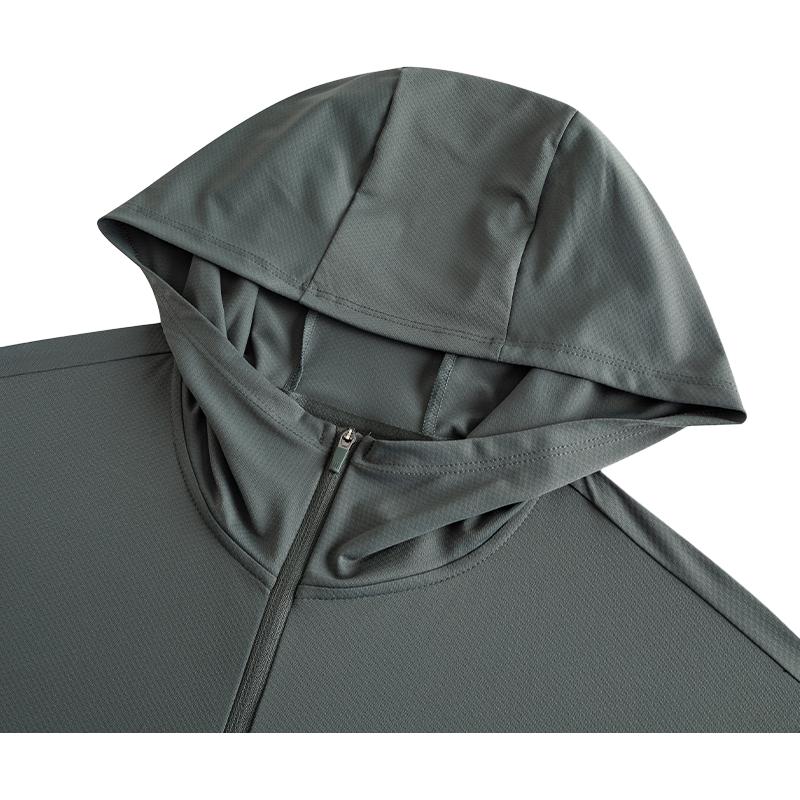 Anta Heat Shield UV Protection Moisture-Wicking Loose Fit Zip-Up Sun Protection Jacket Men jackets 952527706-9