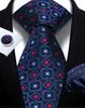 Mens Tie Paisley Jacquard Woven 8Cm Formal Business Wedding Necktie Pocket Square Set Suit Cravat High Quality Handmade Gravata