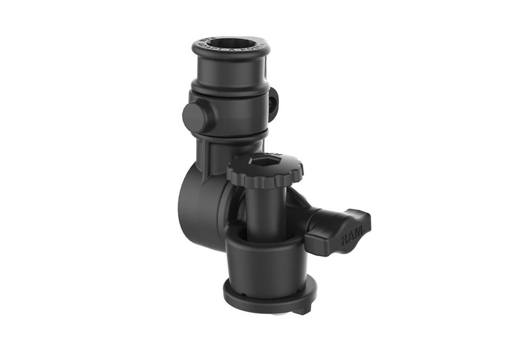 RAM MOUNTS RAP-411-AAPU Spline Post Base with Track Rail Base