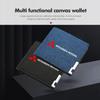 New Short Men Two -Fold Wallets Slim Card Holder For Mitsubishi Outlander Lancer L200 ASX Pajero Grandis Eclipse