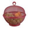 Large Capacity Mesh Fruit Basket with Lid Fly-Proof Fruit Bowl Easy To Clean Dishwasher Safe Fruit Basket with Cover