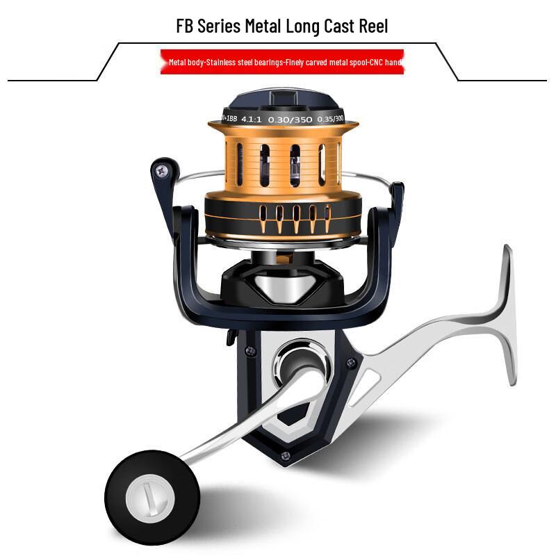 IOSN Metal Spinning Fishing Reel
