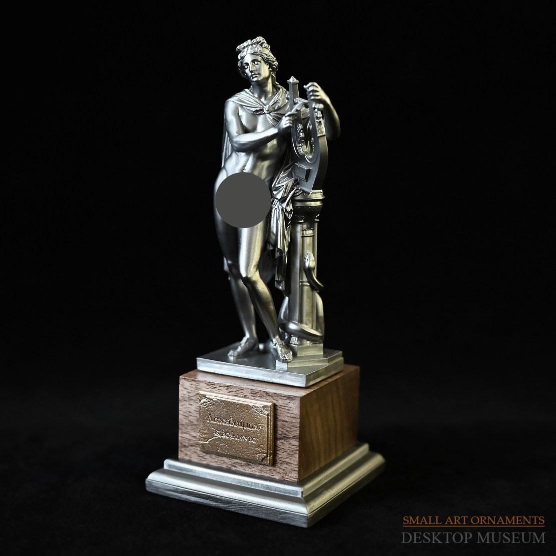 140ММ настольное украшение полимерное украшение, древнегреческий бог пианино LTCP-347/3D 14cm